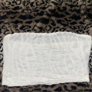 white tube top 🤎